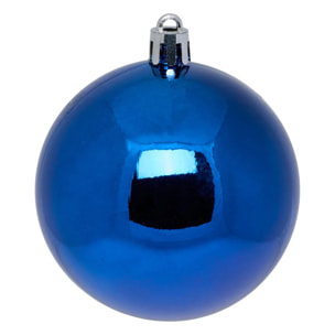 Boules de Noël "Colorama de Noël" lot de 8 en plastique recyclé D7cm