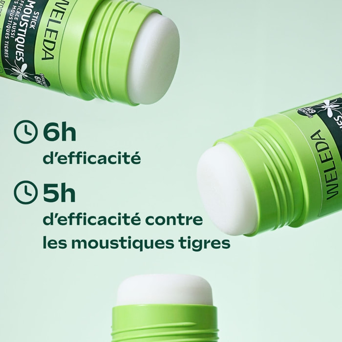 WELEDA - Stick anti-moustiques 18 G - Stick anti-moustiques - Efficace aussi contre les moustiques tigres