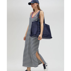 Abito a righe con dettagli di rifinitura edizione AM