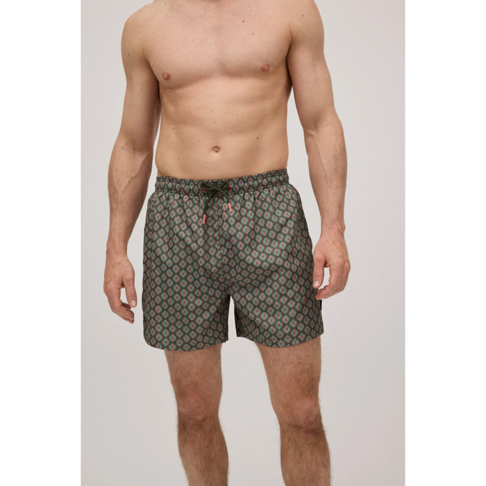 Costume da bagno medio leggero con stampa geometrica