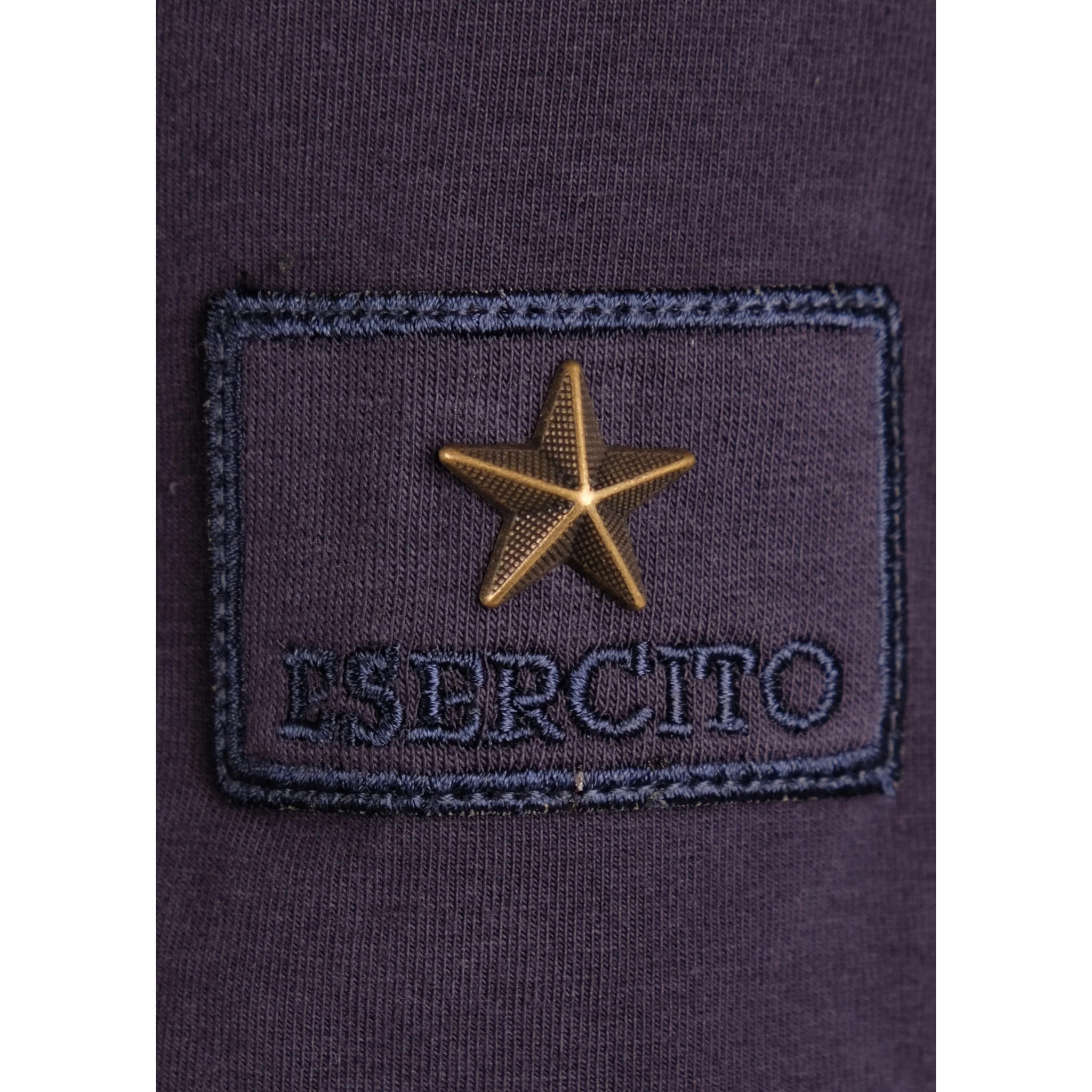 T-shirt Esercito a maniche corte blu uomo