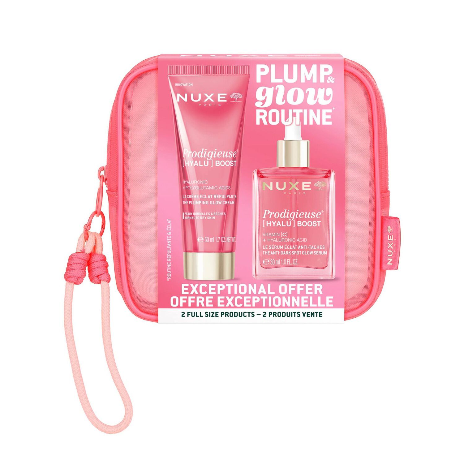 Prodigieuse [Hyalu] Boost - Duo Sérum Éclat Anti-Taches 30 ml + Crème Éclat Repulpante 50 ml