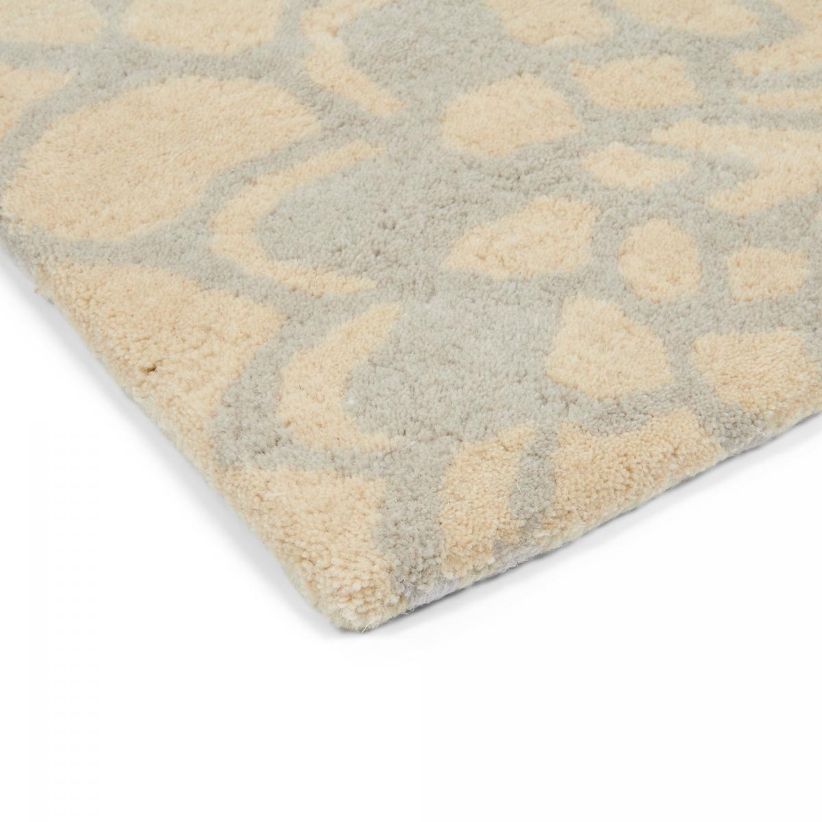 Tapis salon et chambre fait à la main en laine motif floral VAVA