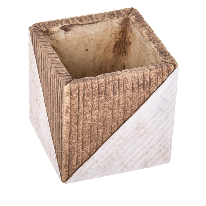 Cubo Ceramica Con Ceramica. Larghezza - Pezzi 12 - 8X8X8cm - Colore: Incolore - Bianchi Dino - Ceramica