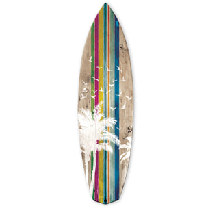 Planche de surf décorative palm surf Tableau alu Dibond