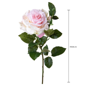 Rosa con boccio - Pezzi 2 - Colore:Rosa - Bianchi Dino