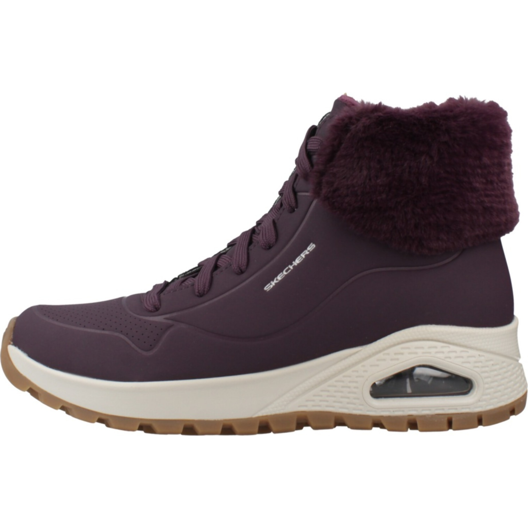 Botines Mujer Uno Rugged Fall Air Burdeos