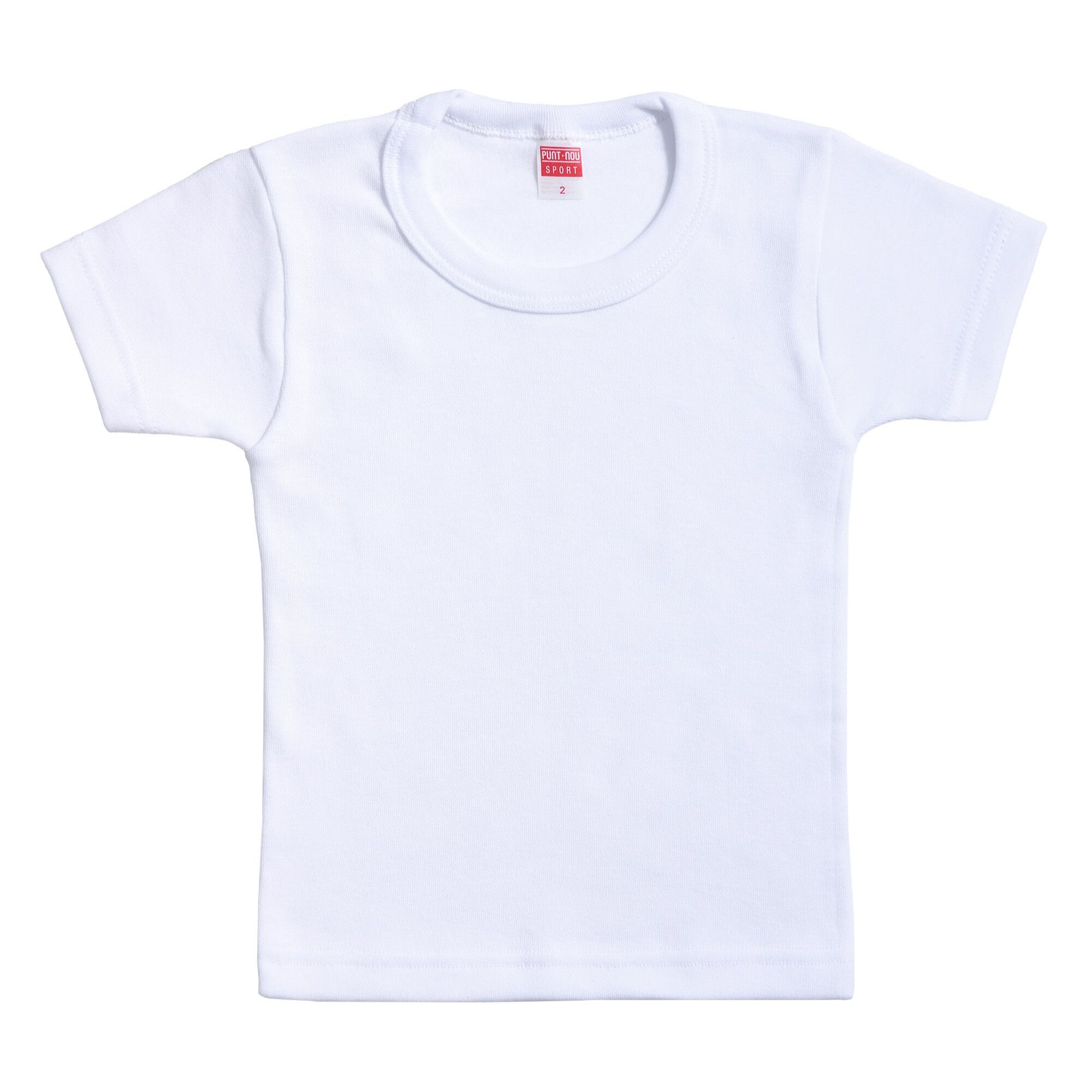 Camiseta Niño Felpa M/C Blanco Talla 10