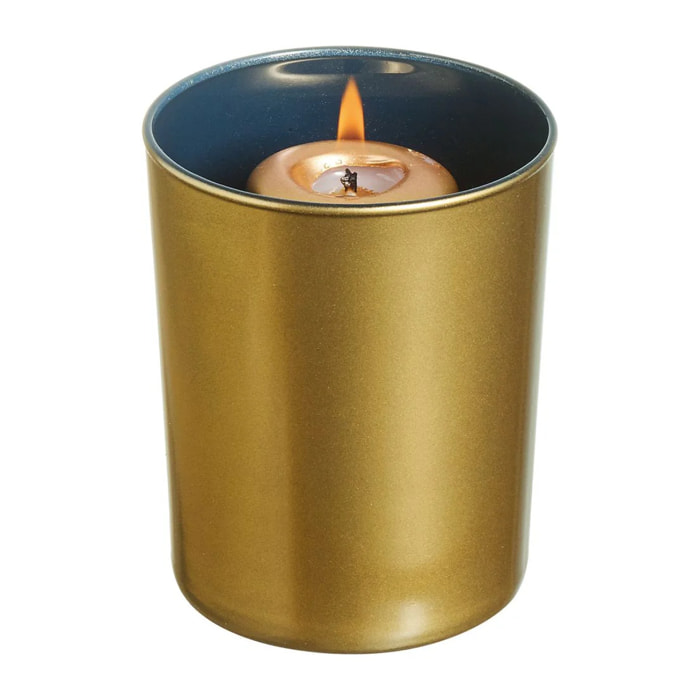 Vaso per candele Oro 7,6 cm Orme - Luminarc