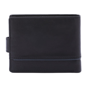 Portafoglio uomo in vera pelle - Modello False - Casual - 10.0 x 12.5 x 2.5 cm