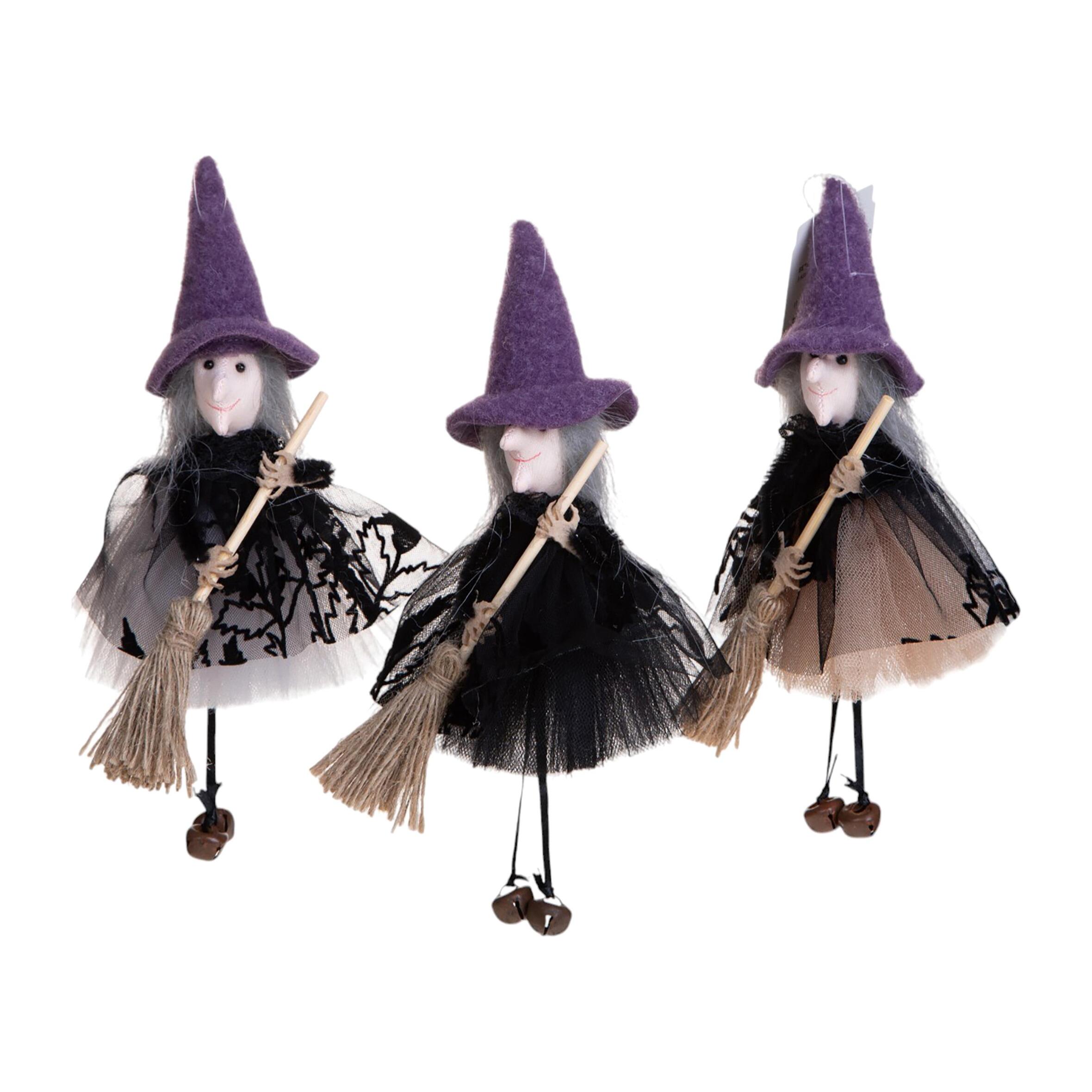 Befane con Campanelli - Pezzi 4 - 10xH22x4cm - Bianchi Dino SpA