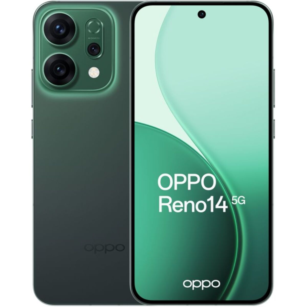Smartphone OPPO Pack Reno 14 512Go Vert 5G+EncoBuds3 Pro
