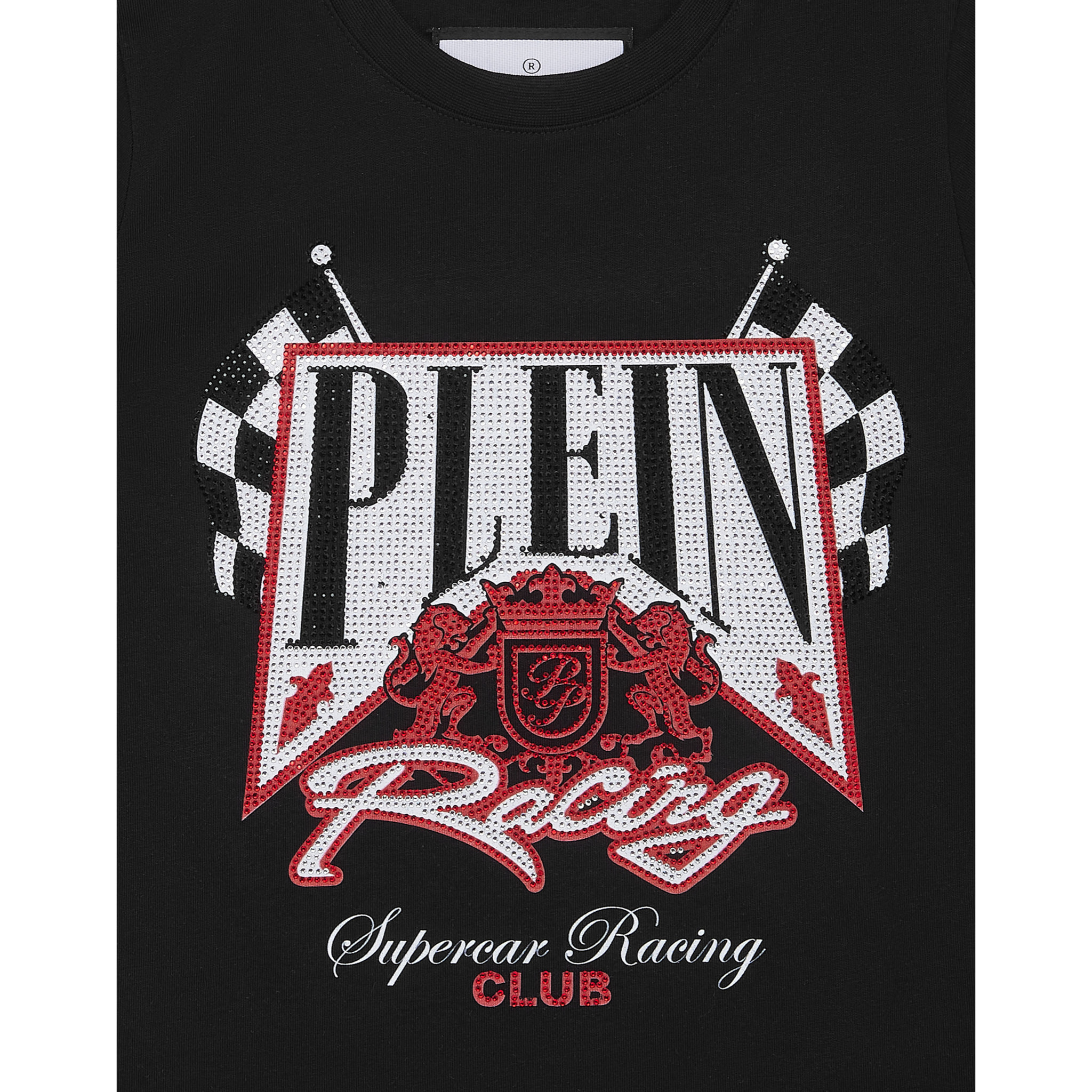 PHILIPP PLEIN T-Shirt Round Neck Ss RACING