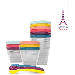 Pot de conservation BABYMOOV Babybols Multi set (120 à 250 ml + cuill