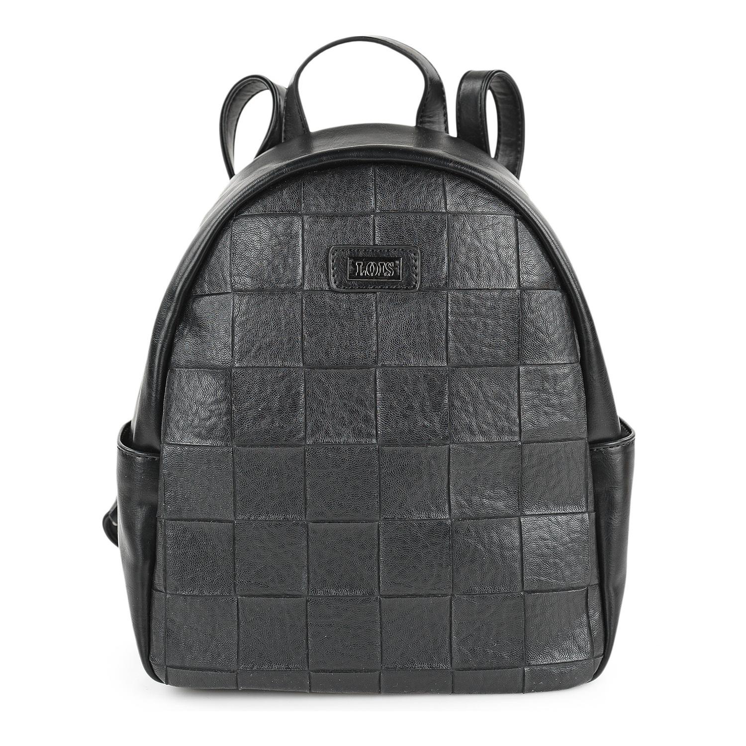 Bolso Mochila Mujer Lois Crossover Negro