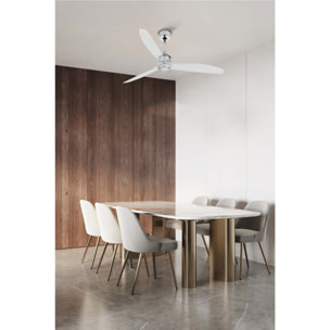 JUST FAN M LED Ventilatore cromo