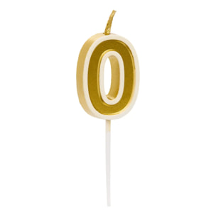 Bougie d'anniversaire Numéro 0