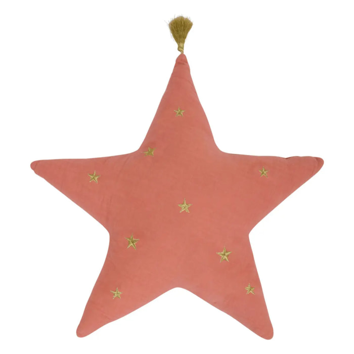Coussin Bella rose 40x40cm