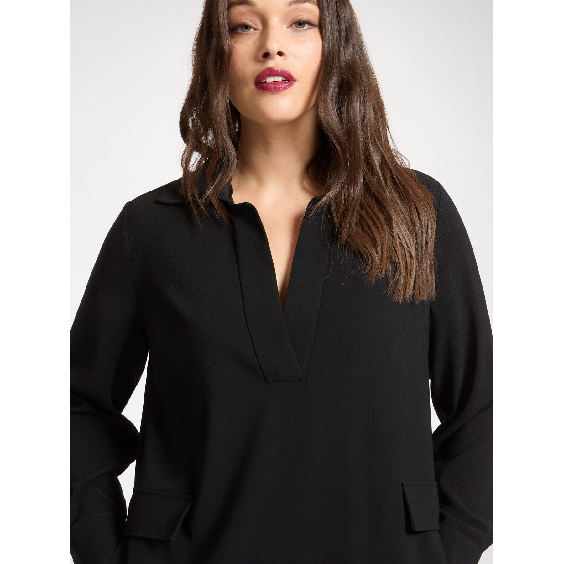 Elena Mirò - Abito in cady stretch - Nero