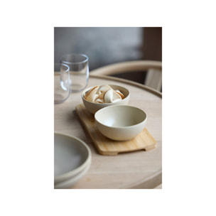 Plateau en bambou avec 2 bols Shoku