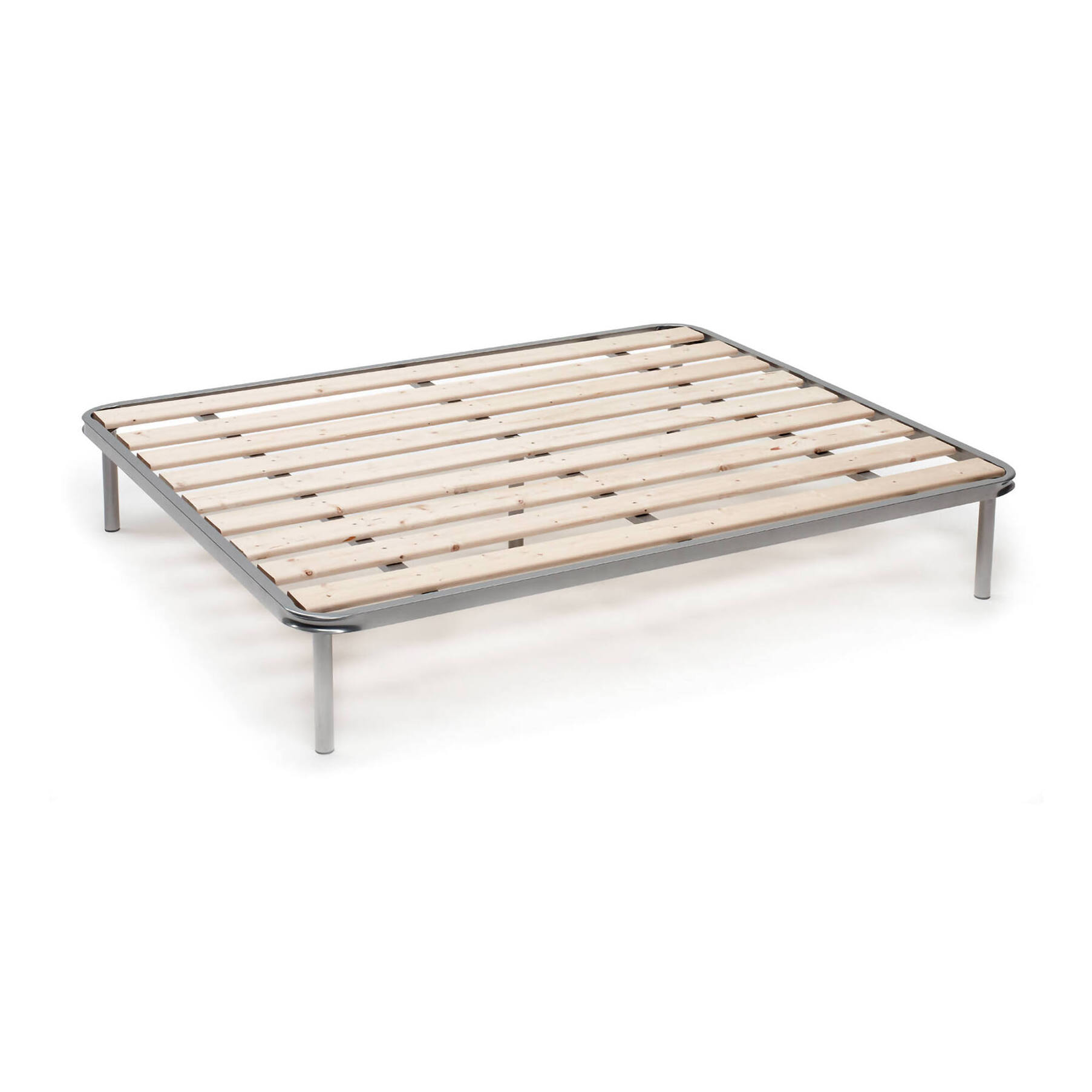 Rete letto matrimoniale Aleck, Rete ortopedica a doghe piallate, 100% Made in Italy, Cm 160x190h 31