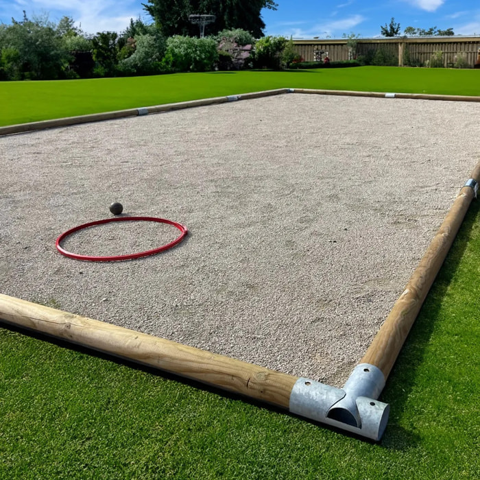 Terrain de pétanque, boulodrome en kit – 12,15 m x 4,85 m