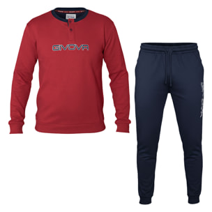 Pigiama Lungo Uomo GIVOVA Caldo Cotone Interlock