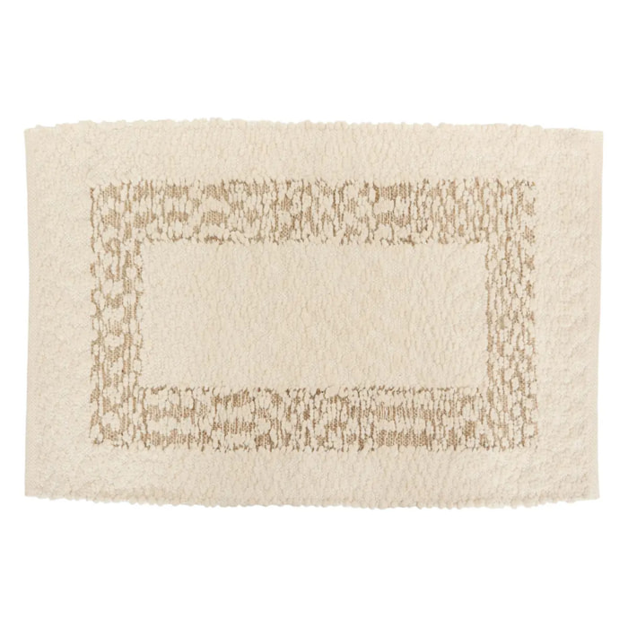 Tapis Ameya rectangulaire 60x90cm beige