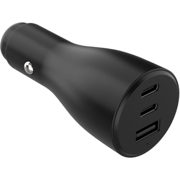 Chargeur allume cigare ADEQWAT 72W 2x USB-C + USB-A noir