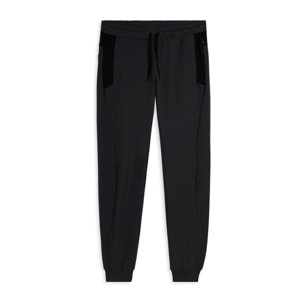 Pantaloni sportivi con polsini e dettagli a contrasto