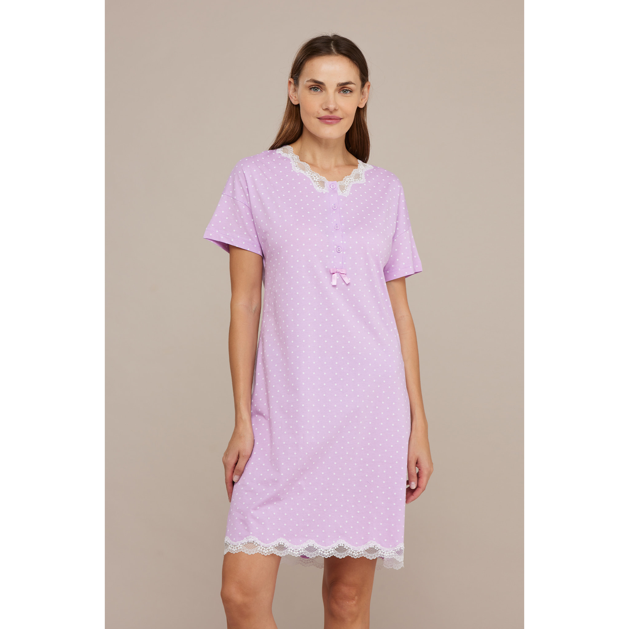 Camicia da notte cotone allyson Noidinotte