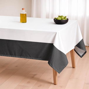 Nappe anti-taches LYON NOIR - en 100 % coton