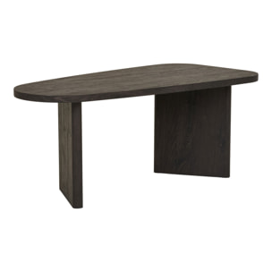 Melo - Tavolino da salotto in MDF marrone scuro 100x50x41 cm
