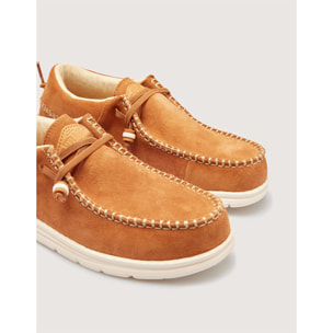 Mocasín Casual Serraje Marrón - Mullilah