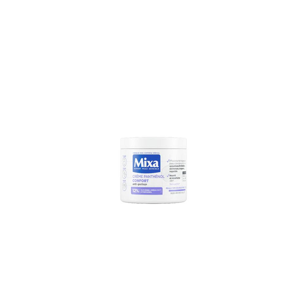Lot de 6 - Mixa Crème Panthénol Confort 400ml