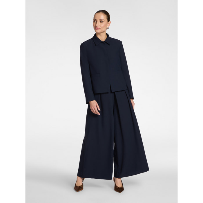 Elena Mirò - Pantalones palazzo de cady - Azul