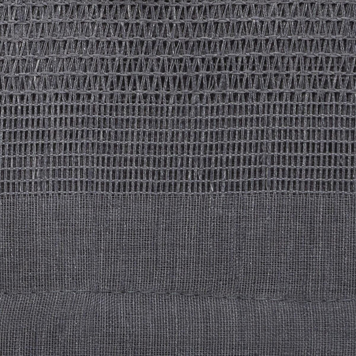 Cortina transparente lijada gris