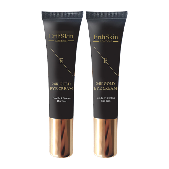 Dúo de cremas para ojos Gold