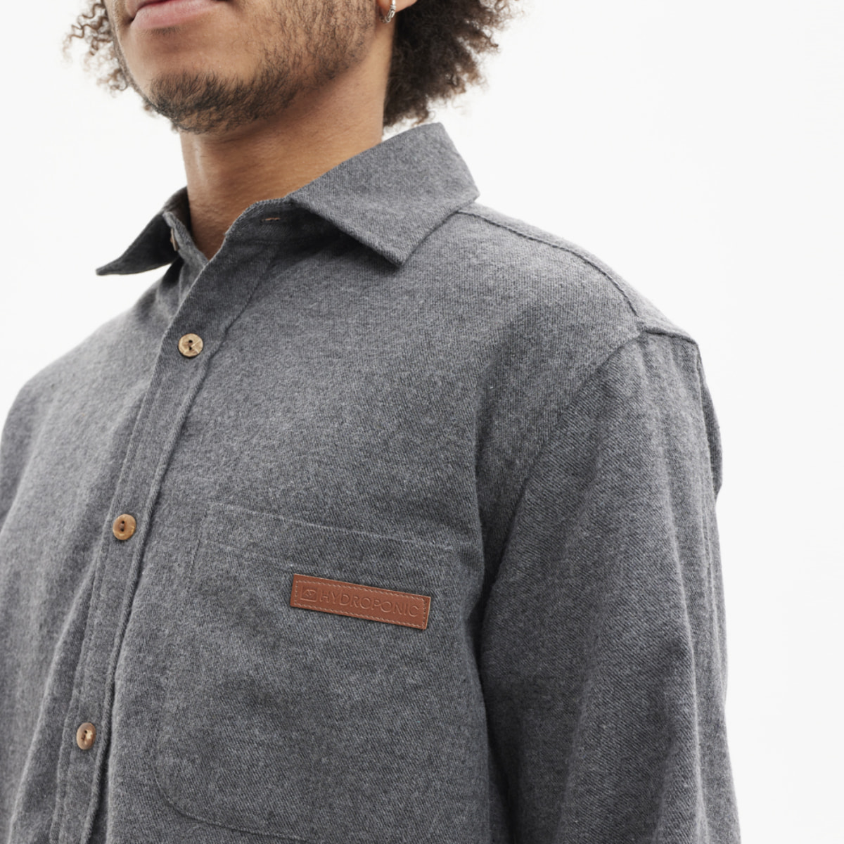 Camisa franela manga larga Hydroponic
