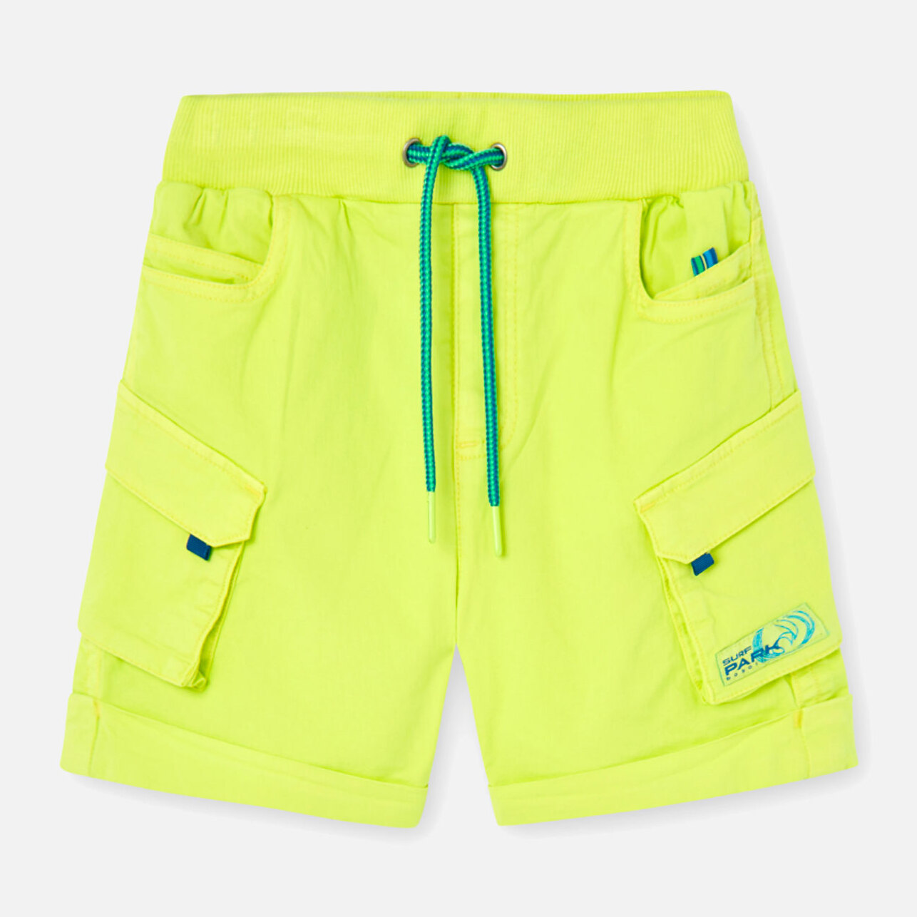 Bermudas para niÃ±o lisas de color verde, Bermudas, niÃ±o