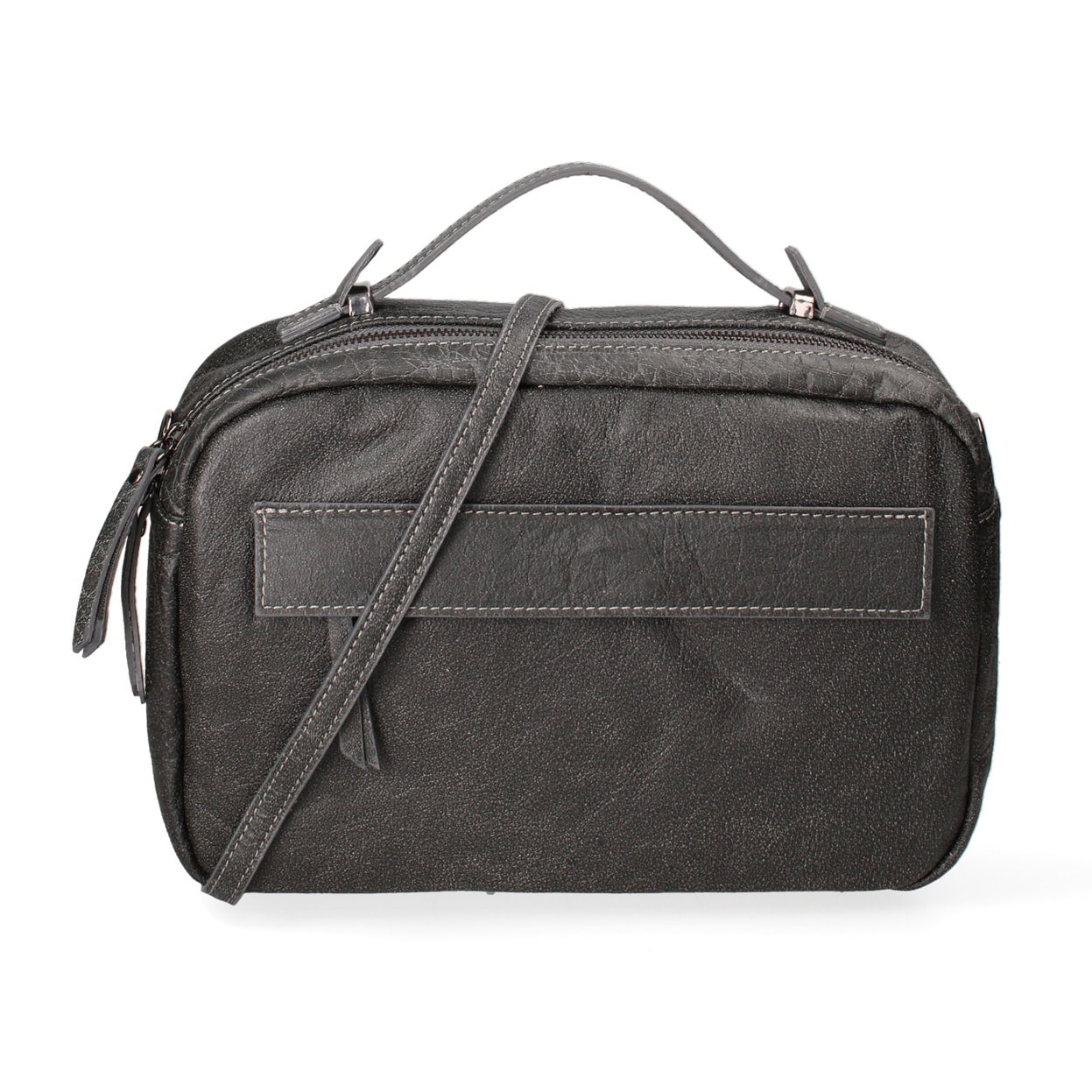 Borsa a mano unisex Modello Avelon - Vera Pelle - 20.0 x 29.0 x 9.0 cm