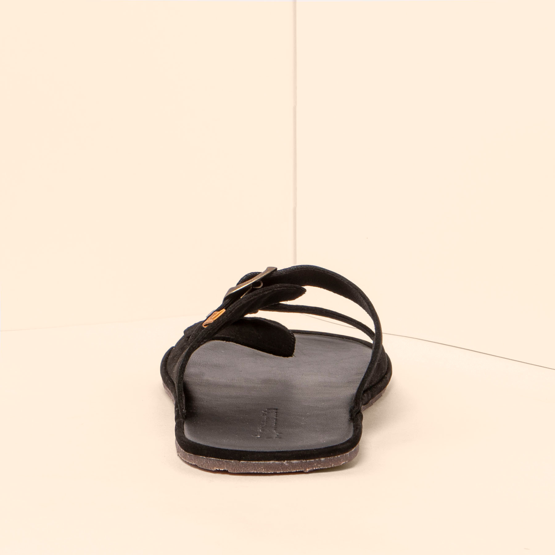 Sandalias N5682 NOBUCK LAVADO BLACK/ BARE SANDALS color Black
