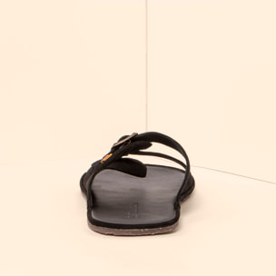 Sandalias N5682 NOBUCK LAVADO BLACK/ BARE SANDALS color Black