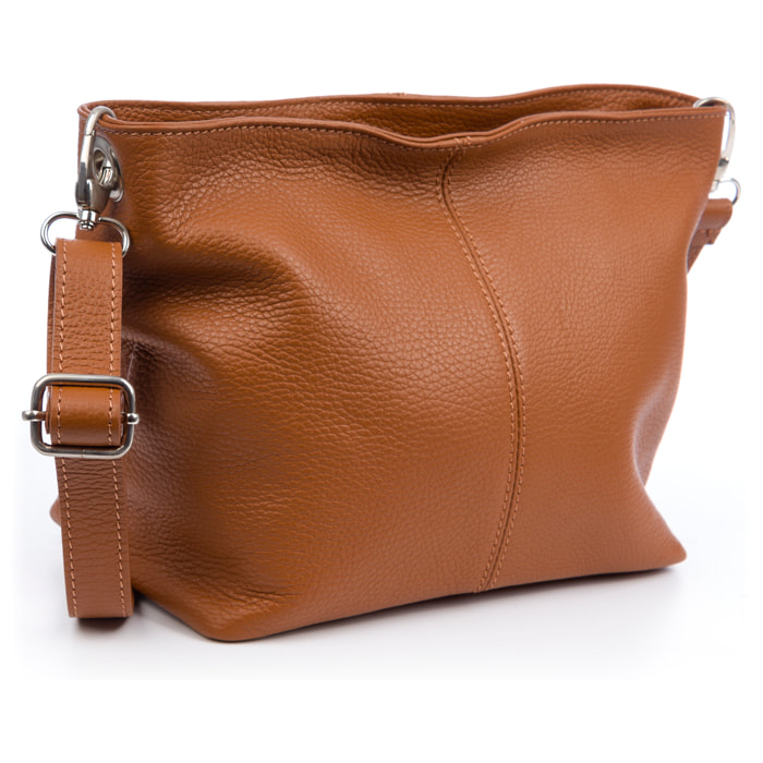 Battifollo Bolso de hombro Mujer. Piel auténtica Dollaro.
