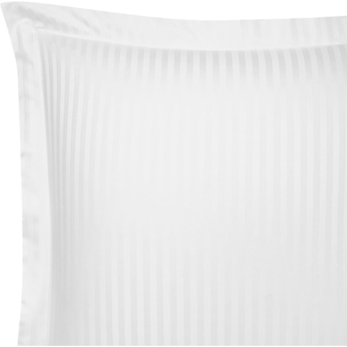 Lot de deux taie d'oreiller 100% satin coton amboise