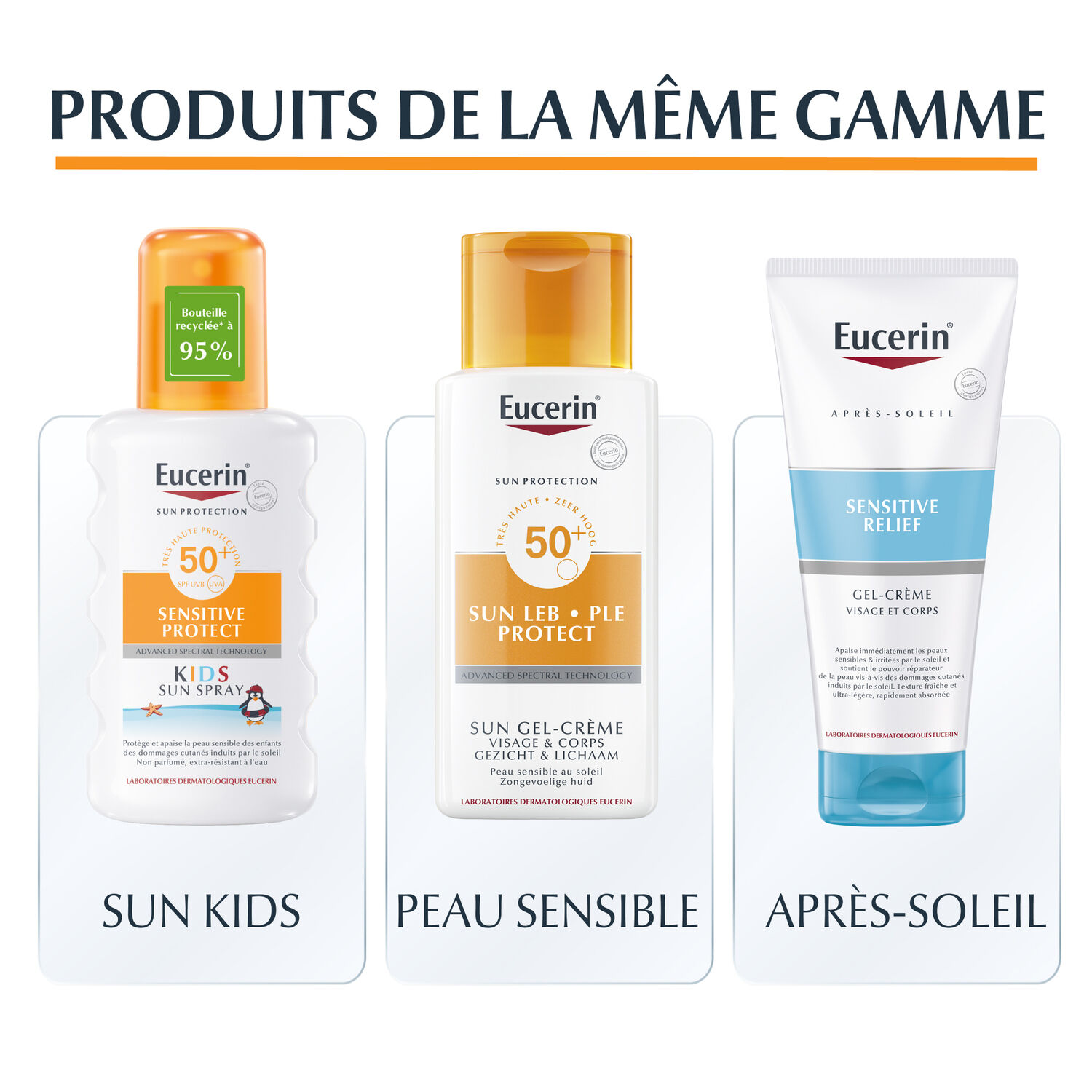 Sun Sensitive Protect Kids SPF50+ - Gel-Crème Toucher Sec  200 ml