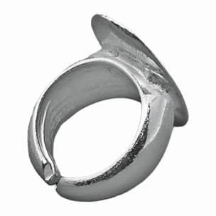 Anillo Placa chapado en plata