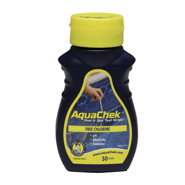 Testeur AQUACHEK Jaune 4 en 1 (Chlore) - 511242A
