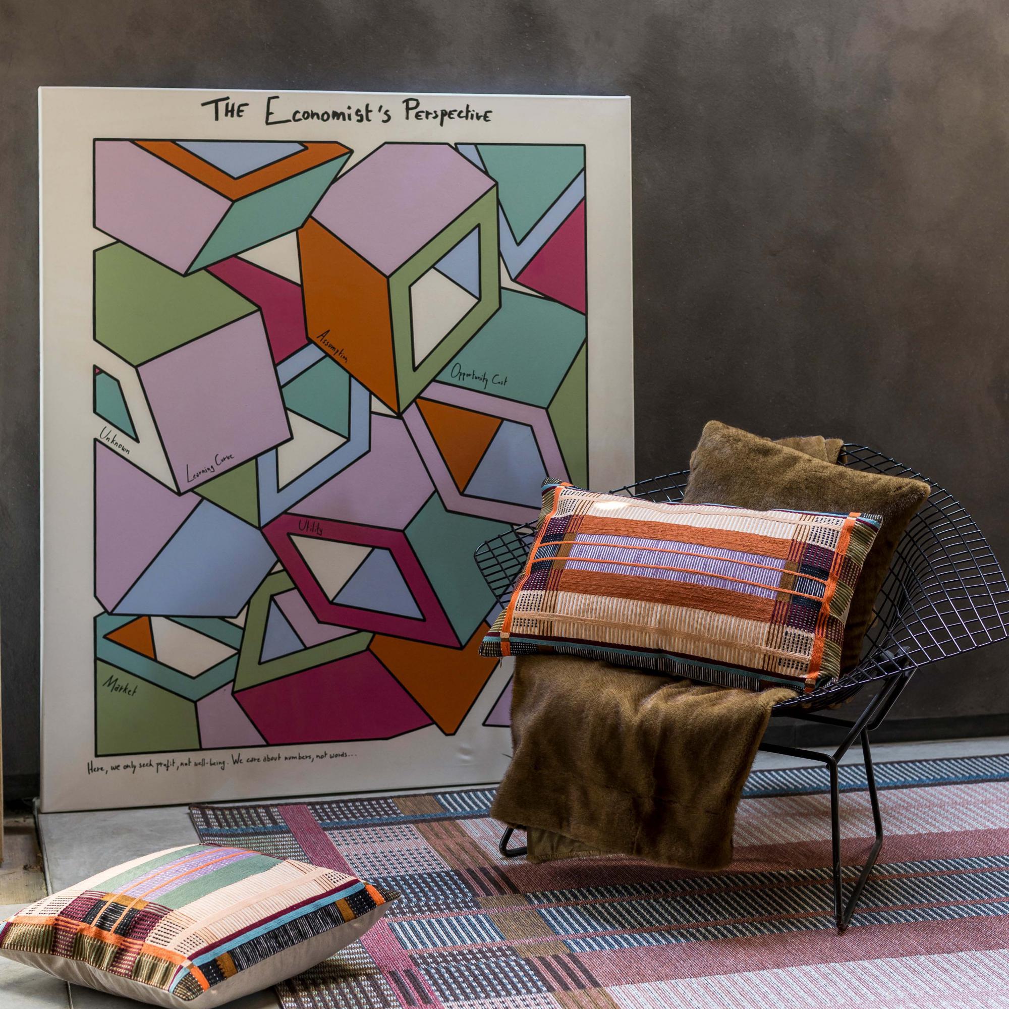 Coussin brodé Kaël