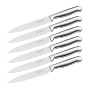 Set de 6 couteaux de cuisine 24 cm en inox Nirosta Star